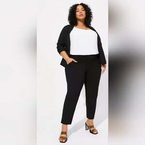 Torrid Black Ponte Pantd Modern Tailored Design